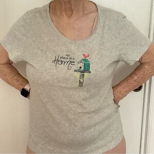 Sleep Sense Gray Cotton T-Shirt